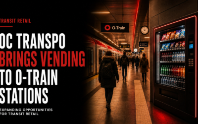 OC Transpo Brings Vending to O-Train Stations, Expanding Opportunities for Transit Retail